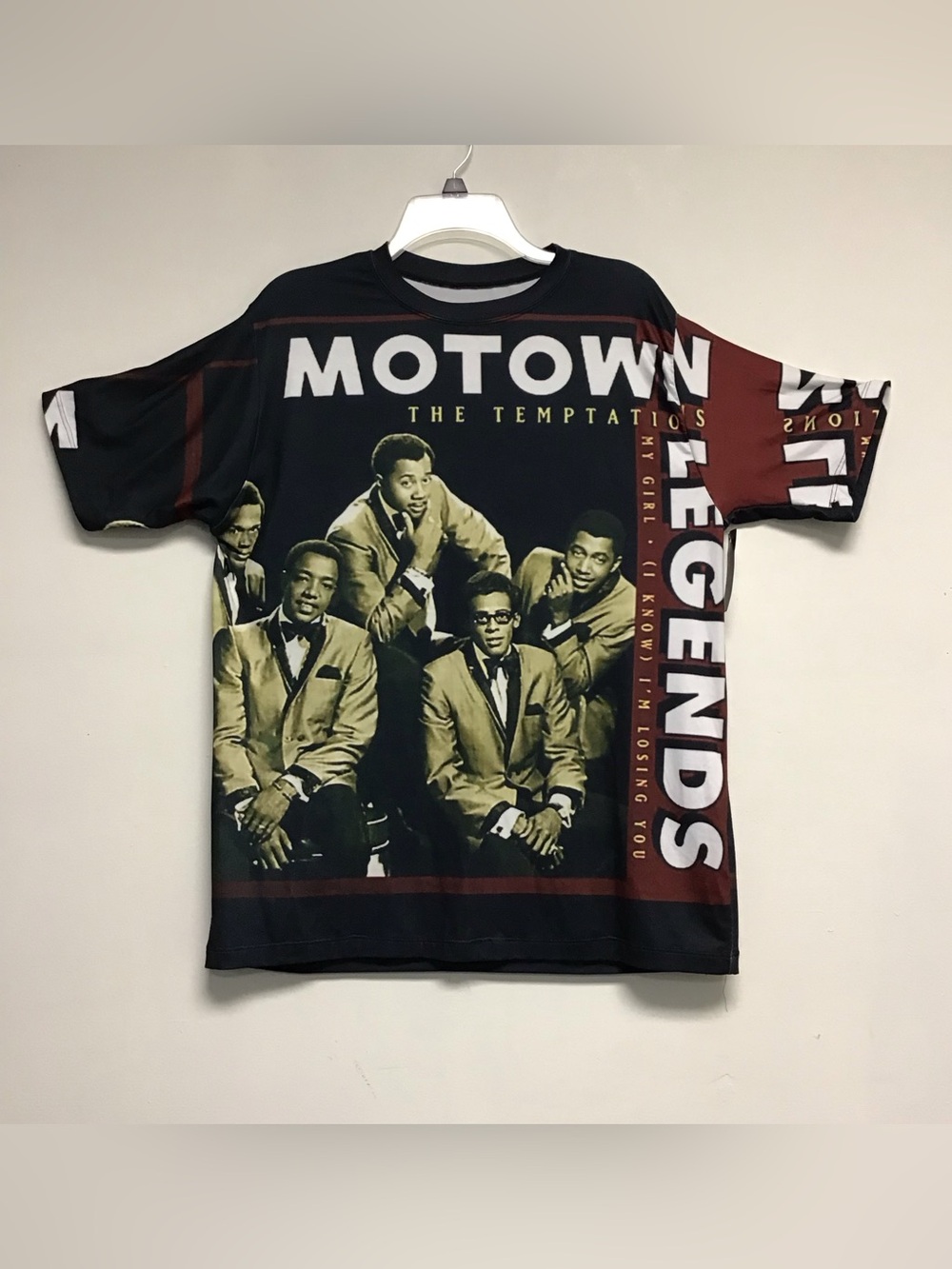 23 The Temptations Graphic Tee - Black and Brown Short Sleeve Shirt